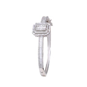 2.38 Karat Design Diamond Bangle Bracelet