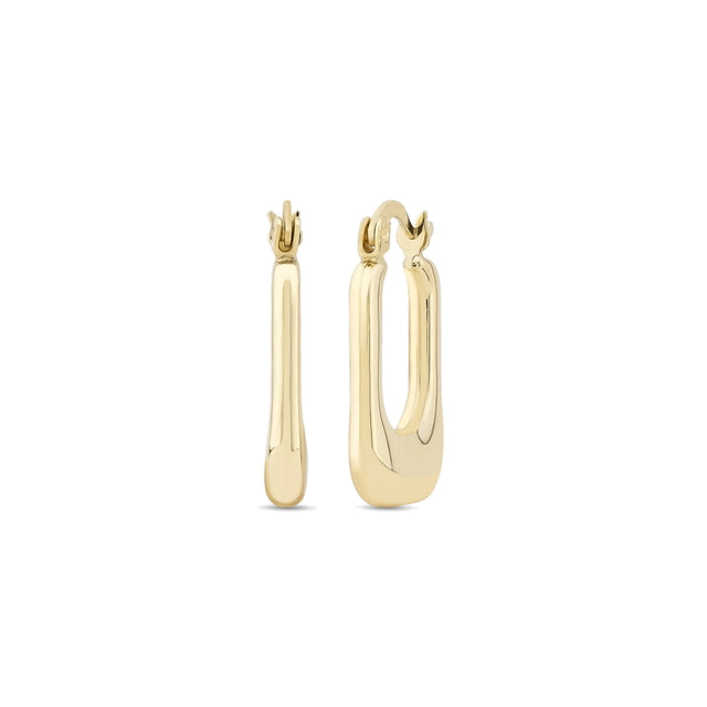 14ct Tassiz Design Hoop Gold Earrings