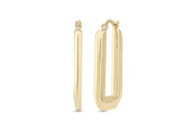 14ct Tassiz Design Hoop Gold Earrings