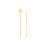Load image into Gallery viewer, 14ct Classic Yuvarlak Lopez Gold Earrings