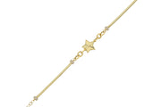 14ct Yildiz Figurlu Design Gold Bracelet