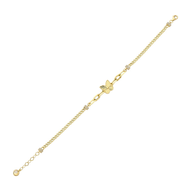 14ct Kelebekli Design Gold Bracelet