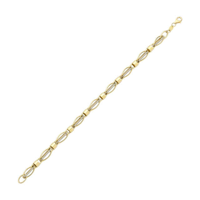 14ct Gladiolo Gold Bracelet