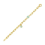 Load image into Gallery viewer, 14ct Eye Lucetta Gold Bracelet