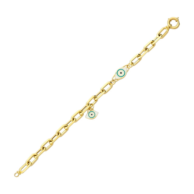 14ct Eye Lucetta Gold Bracelet