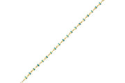 14ct Blue Stella Gold Bracelet