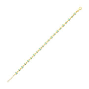 14ct Turquoise Stella Gold Bracelet