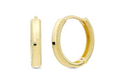 14ct Tassiz Diana Hoop Gold Earrings