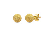 14ct Simli Gold Ball Stud Earrings
