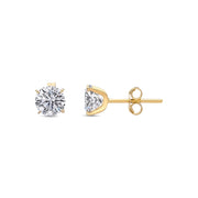 14ct Solitaire Gold Ball Stud Earrings
