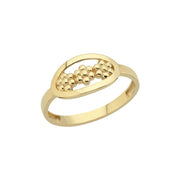 14ct Plain Berry Gold Ring