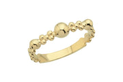14ct Plain Buttercup Gold Ring