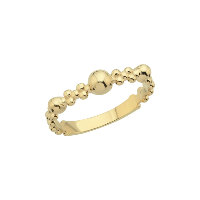 14ct Plain Buttercup Gold Ring