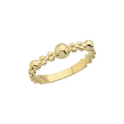 14ct Plain Buttercup Gold Ring