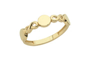 14ct Plain Infinity Gold Ring
