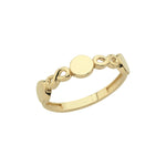 Load image into Gallery viewer, 14ct Plain Infinity Gold Ring