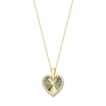 Load image into Gallery viewer, 14ct Parla Heart Design Gold Necklace