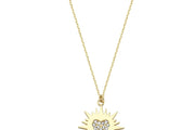 14ct Amore Design Gold Necklace