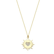 14ct Amore Design Gold Necklace
