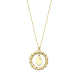 Load image into Gallery viewer, 14ct Drop Cerchio Design Gold Necklace