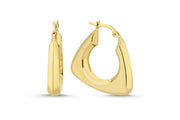 14ct Tassiz Luna Hoop Gold Earrings