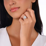 Load image into Gallery viewer, 0.94 Karat Diamond Design Ring