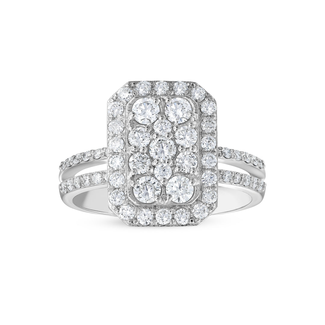 0.94 Karat Diamond Design Ring