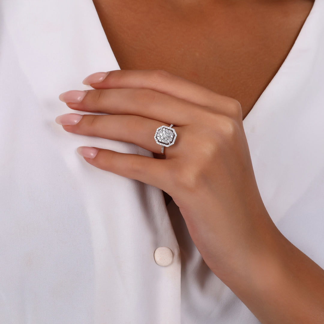 0.56 Karat Diamond Design Ring