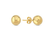 14ct Ball Stud Gold Earrings