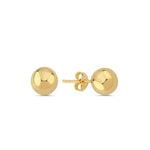 Load image into Gallery viewer, 14ct Ball Stud Gold Earrings