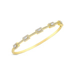 Load image into Gallery viewer, 14ct Annetta Design Cuff Gold Bracelet