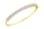 14ct Sofia Design Cuff Gold Bracelet