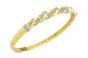 14ct Serena Design Cuff Gold Bracelet