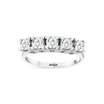 Load image into Gallery viewer, 1.00 Karat GH SI Diamond Five Stone Ring