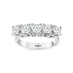 Load image into Gallery viewer, 1.26 Karat GH SI Diamond Five Stone Ring