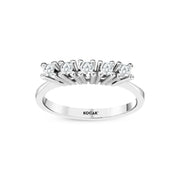 0.23 Karat GH SI Diamond Five Stone Ring