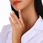 Load image into Gallery viewer, 0.23 Karat GH SI Diamond Five Stone Ring
