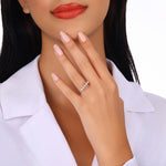 Load image into Gallery viewer, 0.39 Karat GH SI Diamond Five Stone Ring