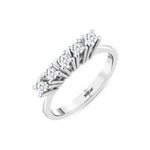 Load image into Gallery viewer, 0.28 Karat GH SI Diamond Five Stone Ring