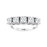 Load image into Gallery viewer, 1.60 Karat GH SI Diamond Five Stone Ring