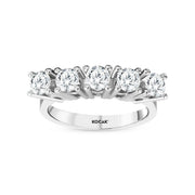 1.18 Karat GH SI Diamond Five Stone Ring