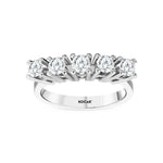 Load image into Gallery viewer, 0.92 Karat GH SI Diamond Five Stone Ring