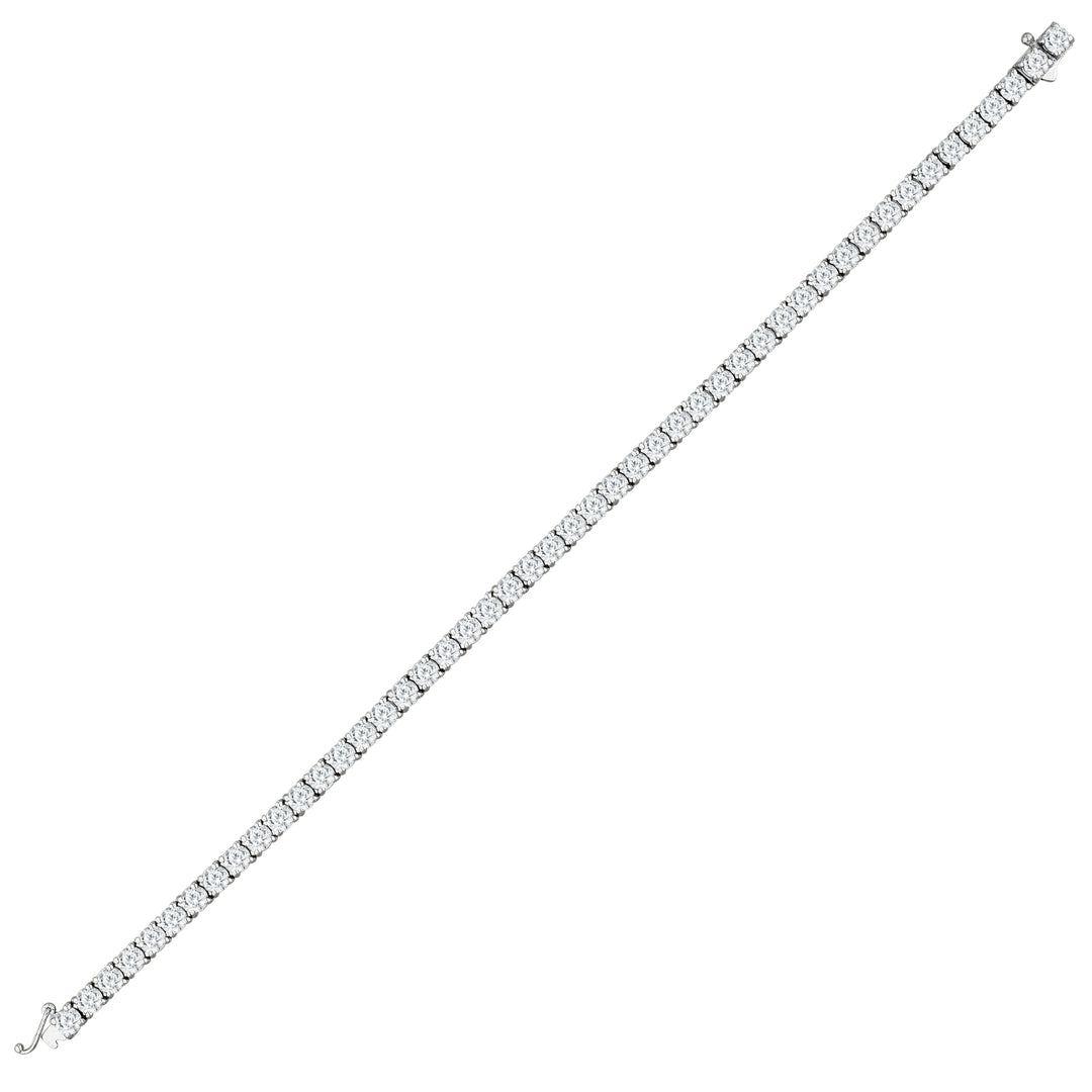 6.68 Karat GH SI Diamond Tennis Bracelet
