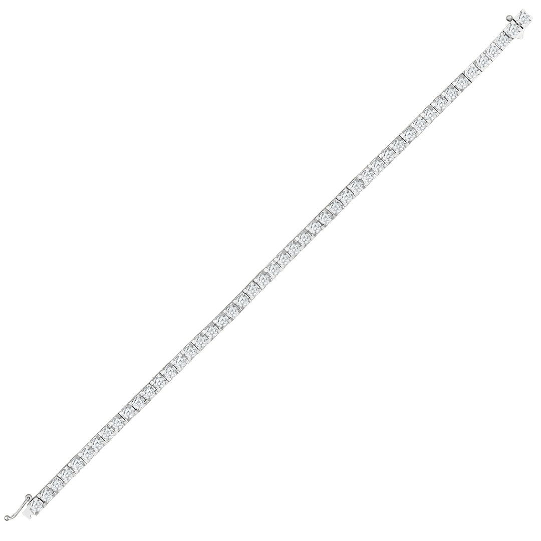 4.78 Karat GH SI Diamond Tennis Bracelet