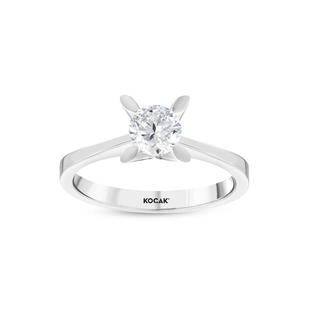 0.60 Karat FG SI Solitaire Diamond Ring
