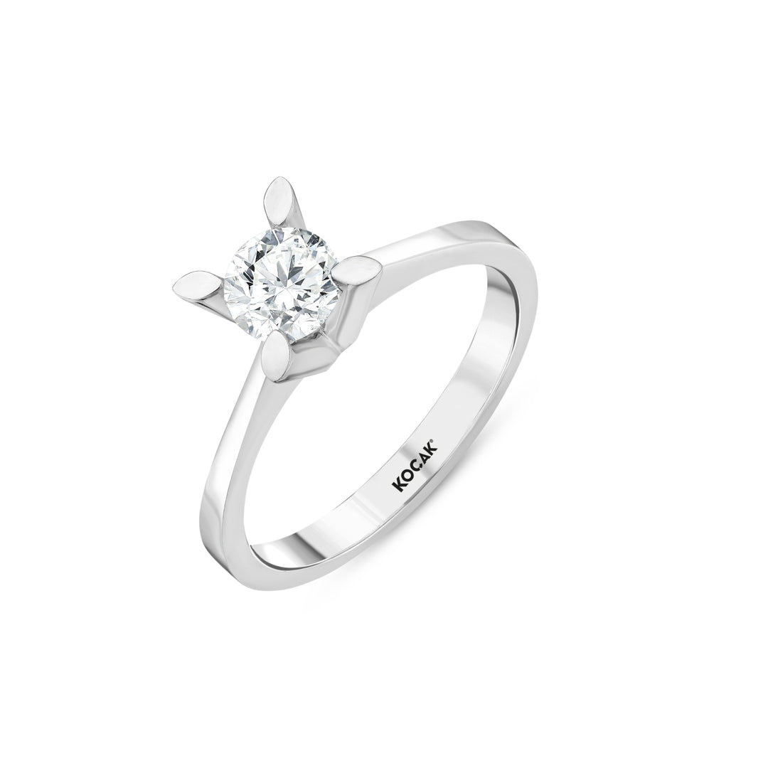 0.60 Karat FG SI Solitaire Diamond Ring