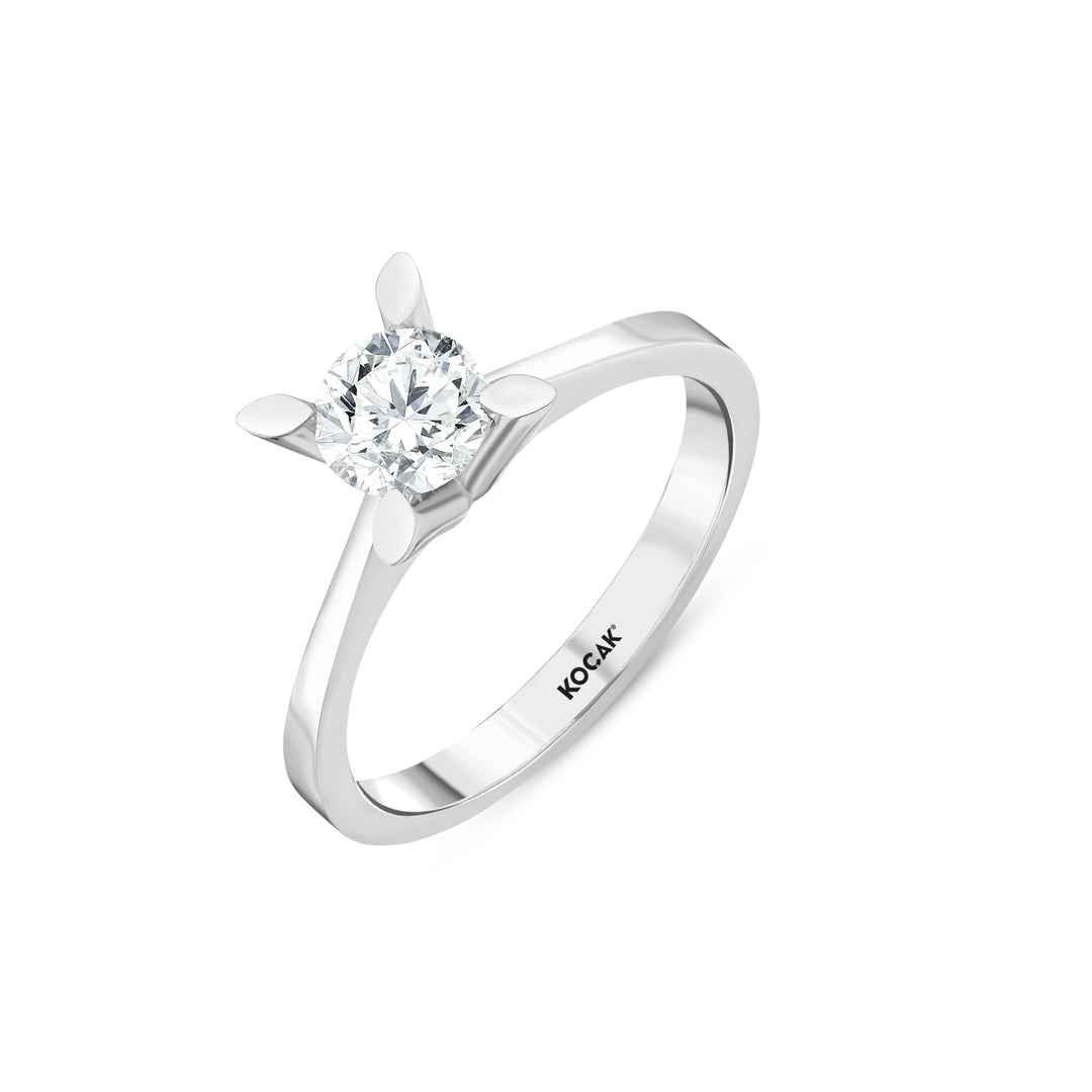 0.72 Karat FG SI Solitaire Diamond Ring