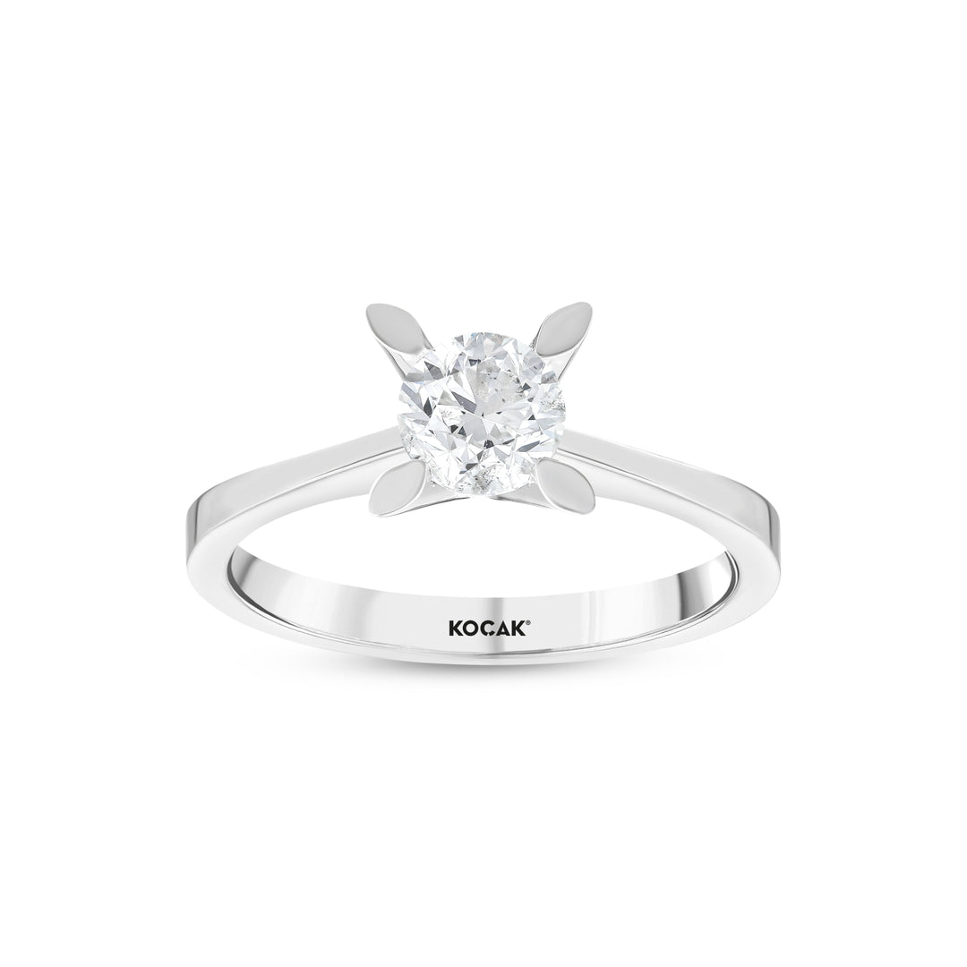 0.72 Karat FG SI Solitaire Diamond Ring