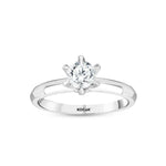 Load image into Gallery viewer, 0.61 Karat FG SI Solitaire Diamond Ring