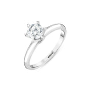 0.70 Karat GH SI Solitaire Diamond Ring